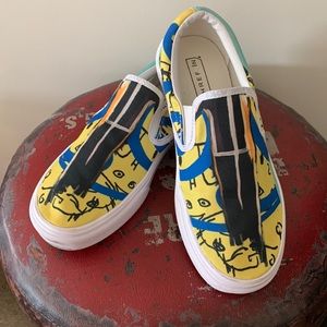 John Michele Basquiat Slipons